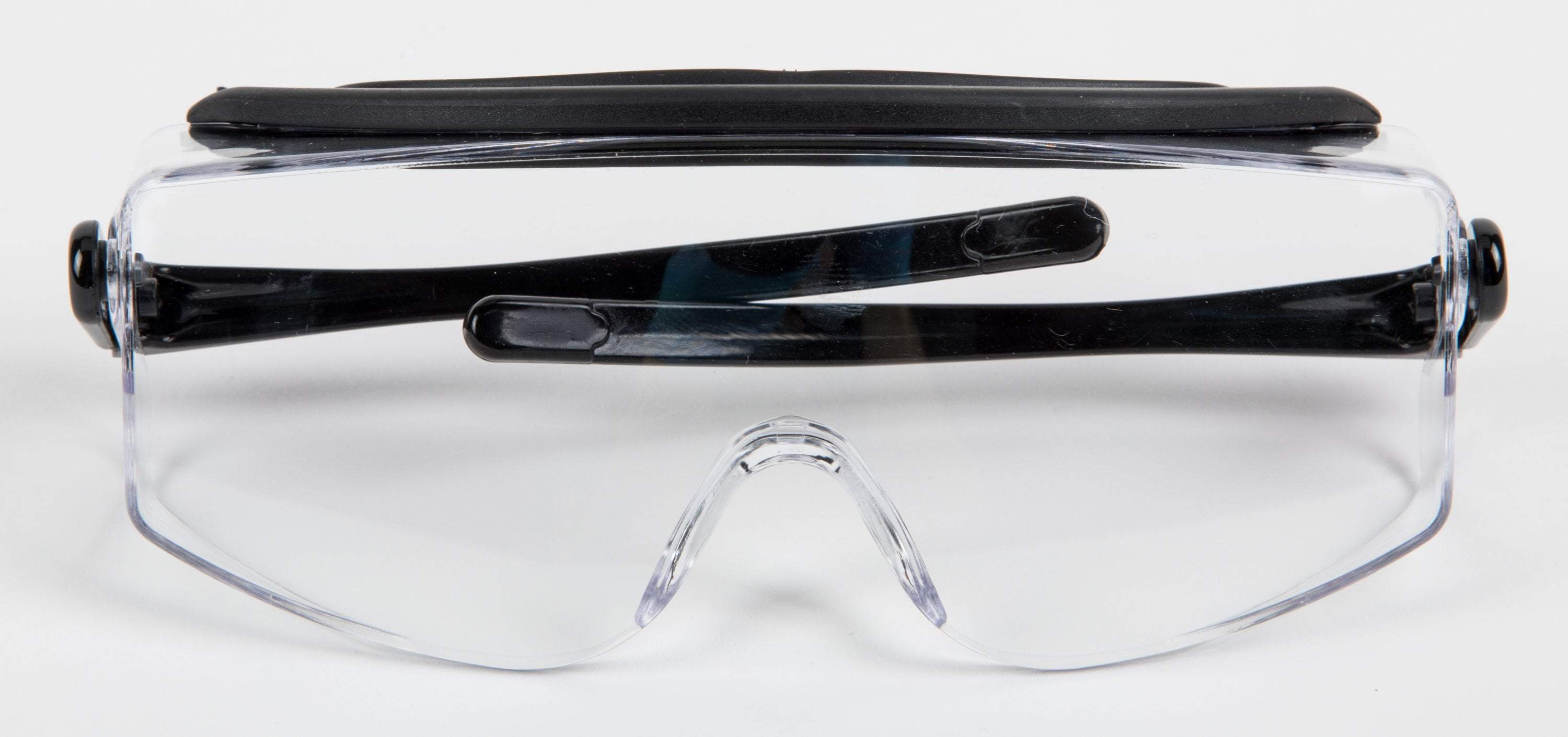 Anti-Fog Protective Safety Glasses with Black Frame - UV Protection, Scratch Resistant for Work, DIY, Construction & Outdoor Activities