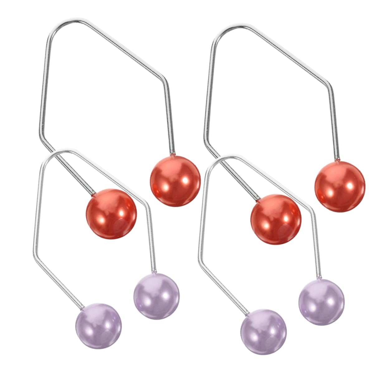 Face Dimple Maker Set – 2 Pairs Red Women's Dimple Trainer for Natural Cheek Dimples | Multi-functional Facial Beauty Tool for Smile Enhancement & Confidence Boost | Perfect for Self-Care, Cosplay & Makeup Practice