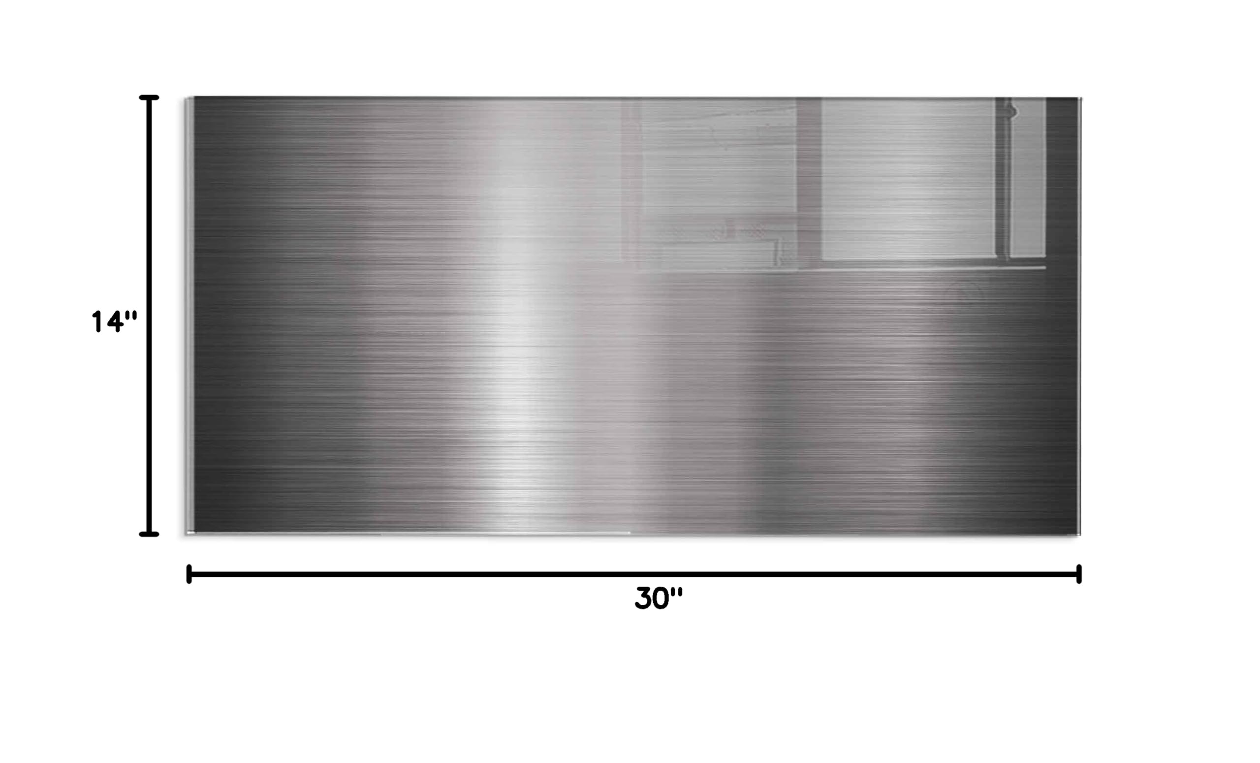Tempered Glass Kitchen Backsplash - Stove Splashback & Cutting Board for Home Decor (30x14