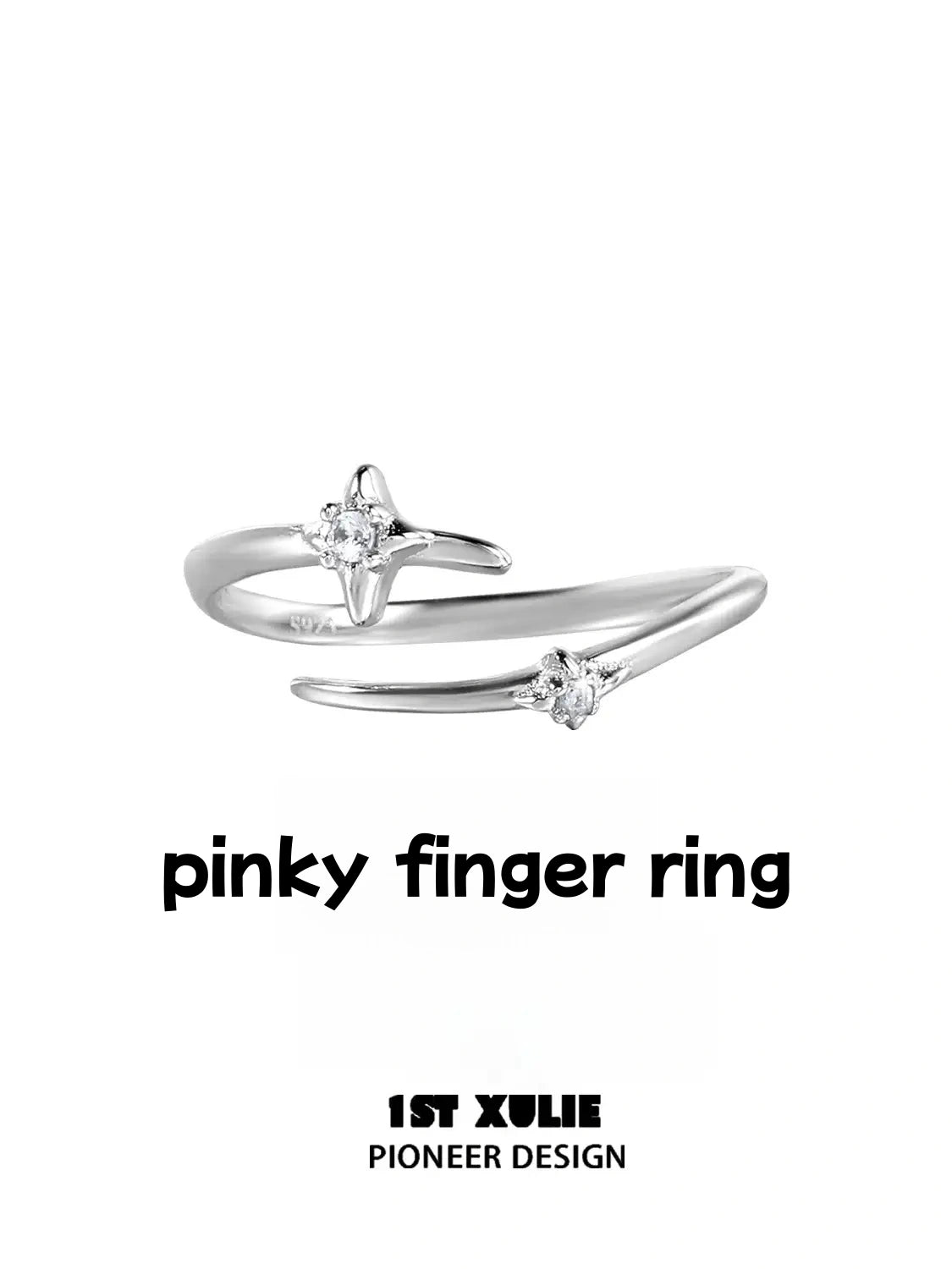 S925 Sterling Silver Irregular Twisted Adjustable Ring Set for Women - Elegant Stackable Boho Jewelry for Everyday Wear & Special Occasions