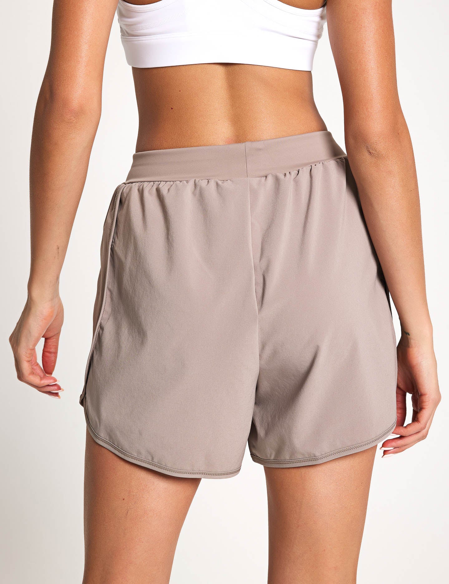 Premium Lux Woven Shorts for Men - Comfortable & Stylish Gritty Grey Casual Shorts - Perfect for Summer, Beach, Gym & Outdoor Activities