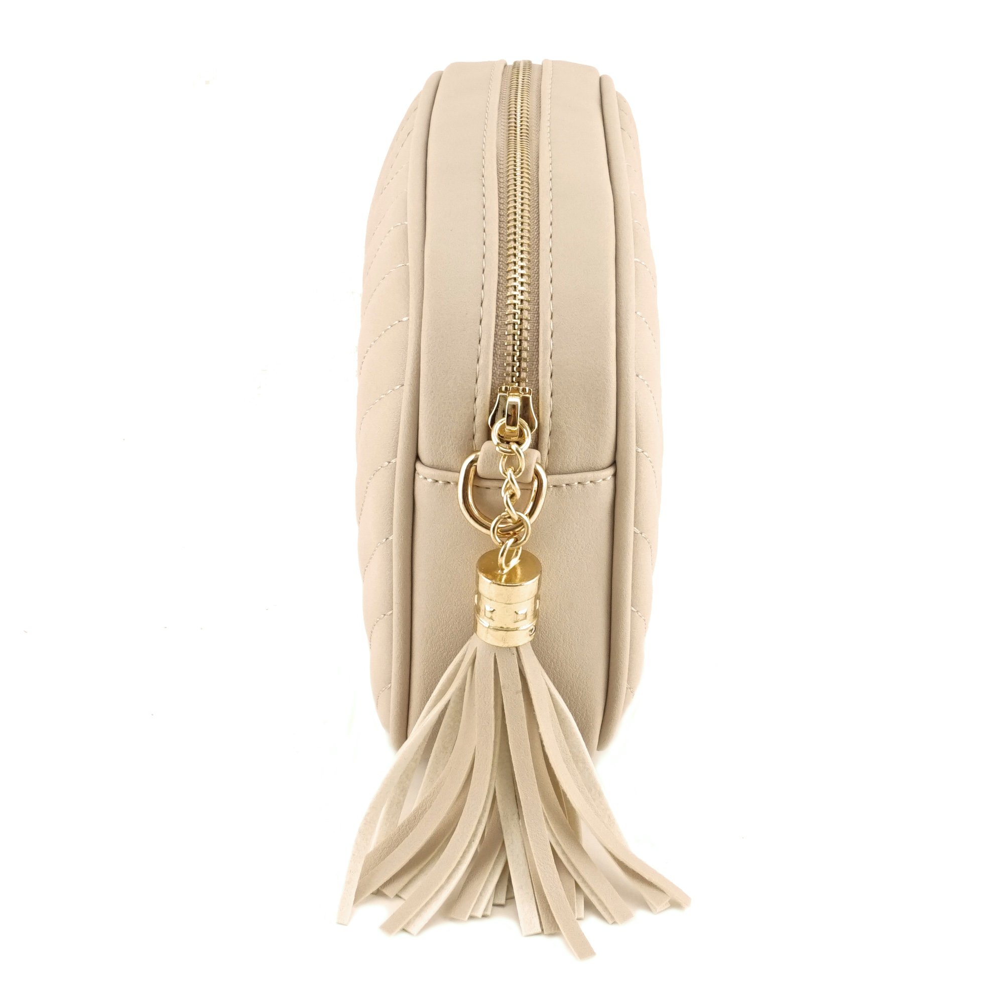 Stylish Crossbody Bag with Metal Chain Strap & Tassel Zipper - Fashionable Shoulder Purse for Women | Perfect for Work, Travel & Everyday Use