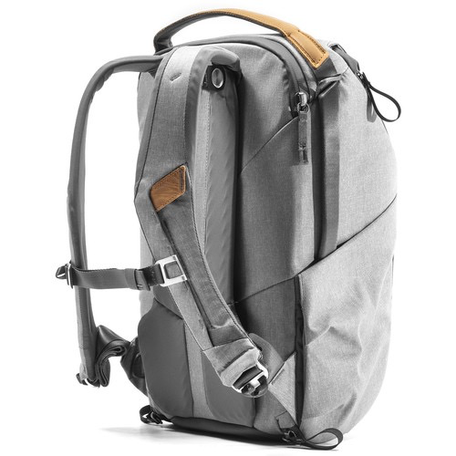 Peak Design Everyday Backpack 20L V2 - Waterproof Camera Backpack for Photographers & Travel, Durable Ash Gray Laptop Bag with Customizable Storage - Perfect for Commuting, Hiking & Urban Exploration