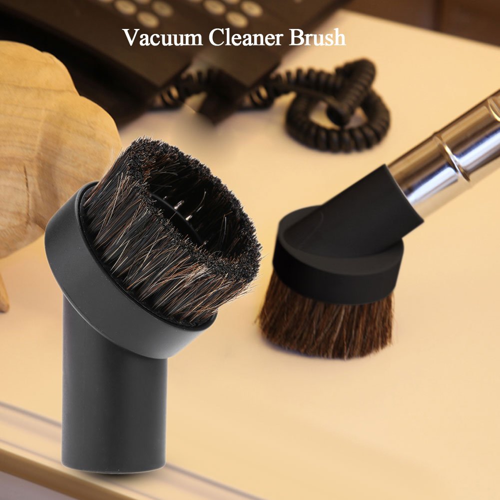Aramox Vacuum Cleaner Brush - 32mm Horsehair Dusting Brush Attachment for Hardwood Floors & Carpets | Perfect for Pet Hair, Fine Dust & Delicate Surface Cleaning