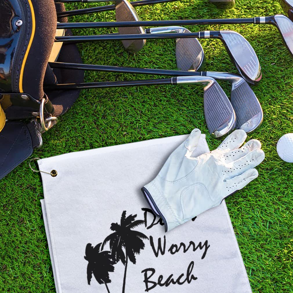 Premium Printed Golf Towel Set - Soft Cotton Beach & Offshore Accessories for Golf, Travel, and Outdoor Sports