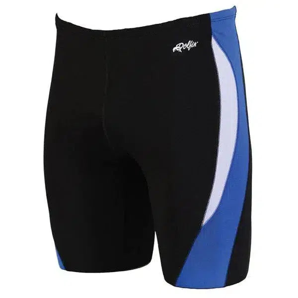 SFST Dolfin Reliance Colorblock Jammer Swimwear with Logo - Competitive Swimsuits for Women & Girls - Perfect for Lap Swimming, Swim Team Practice and Water Aerobics
