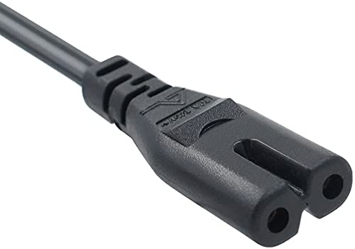 JVC RC-ST3 Power Cord Replacement - AC Outlet Cable Plug for RC-ST3SL RC-ST3SLEB Boom Box & Portable CD Player - Perfect for Home, Office, and Outdoor Music Playback