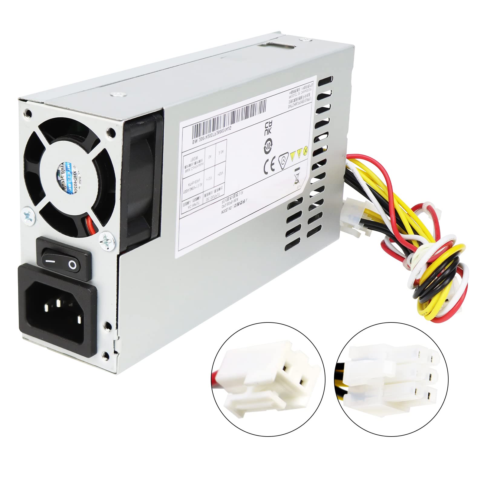 Upgraded 190W Power Supply Replacement for Hikvision 7808N POE NVR - Compatible with Delta 7816N/7916N/7808N DPS-200PB Series (185A/203A/205A) - 6+2pin Connector - Ideal for Security Camera Systems & Video Surveillance Setups