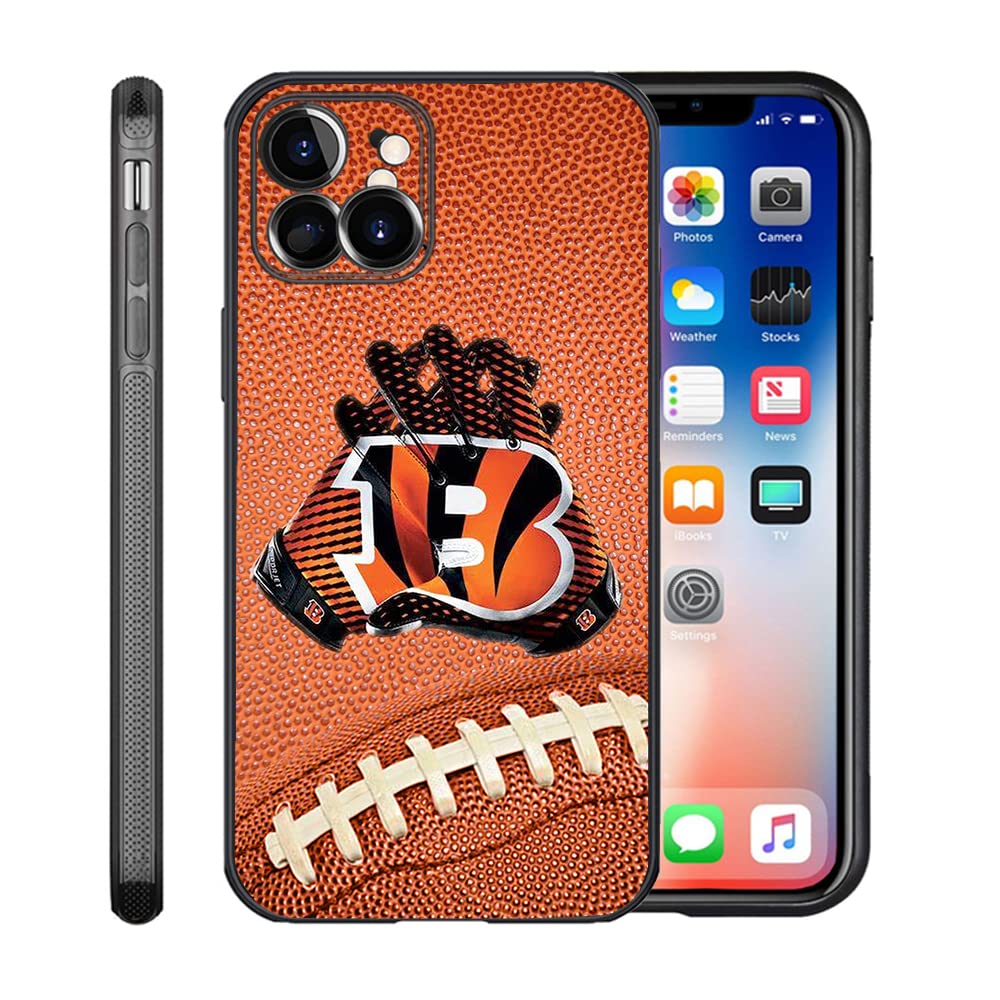 Funny Cincinnati Football Fans iPhone 13 Pro Case - Custom Personalized Cute Protective Cover for 6.1 inch iPhone 13 Pro | Perfect for Game Days, Tailgating & Showing Team Spirit