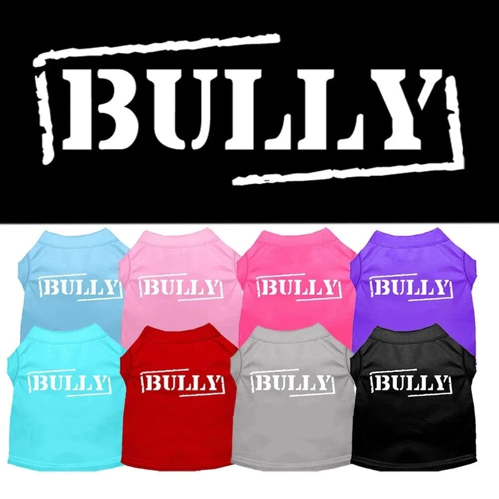 Bully Dog Shirt - Trendy Graphic Tee for Dog Lovers | Comfortable Cotton Shirt for Casual Wear, Dog Walks & Pet Owner Pride