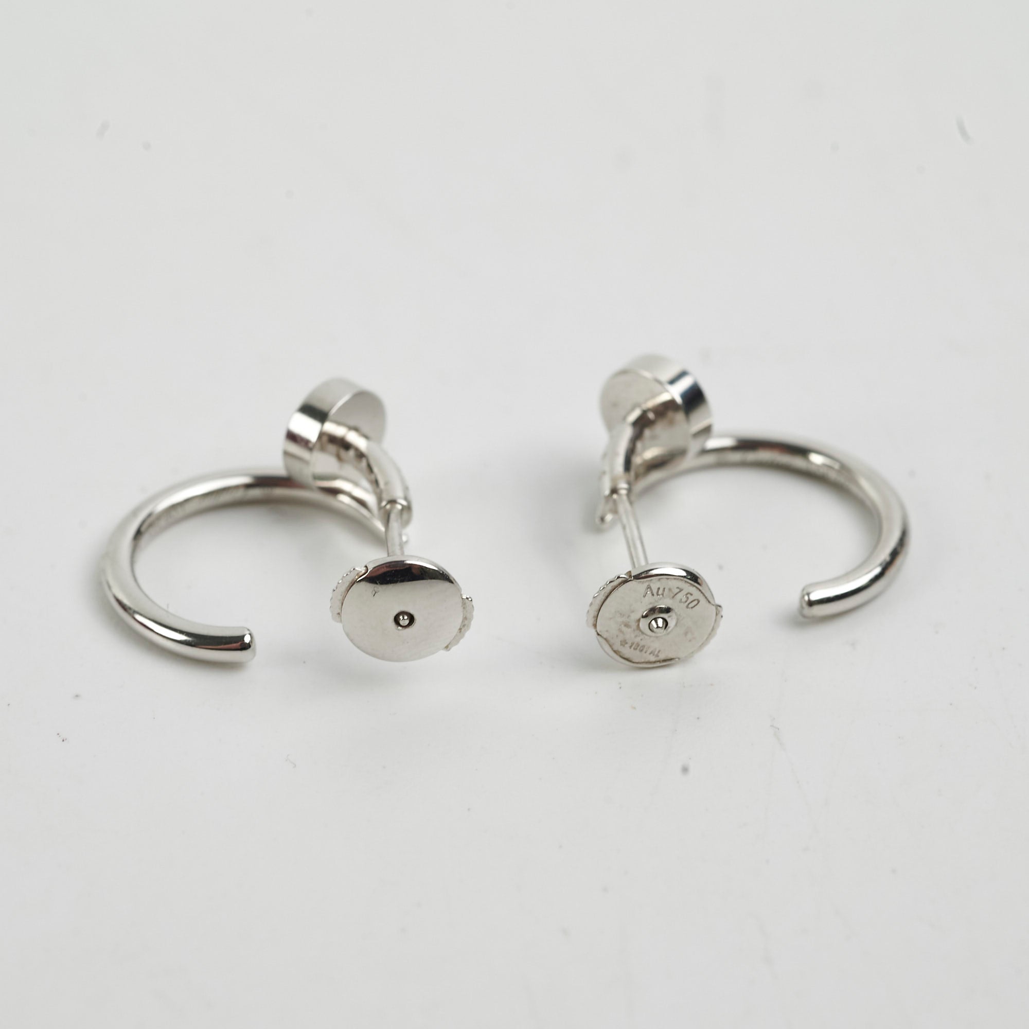 Cartier Juste Un Clou White Gold Earrings for Women - Luxury Diamond Stud Earrings for Everyday Wear & Special Occasions