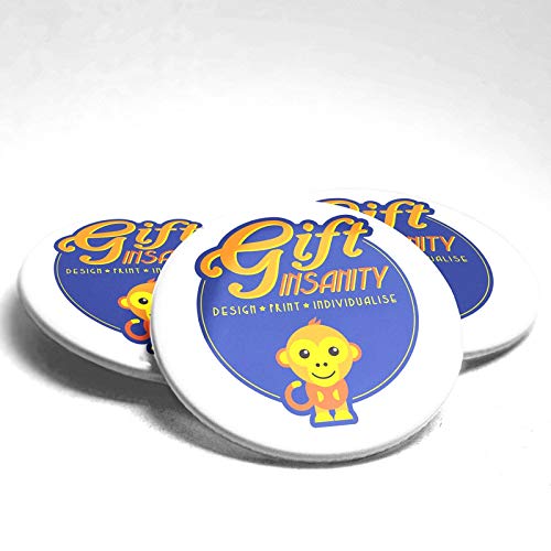 58mm Gym Bodybuilding Mirror with Humorous 'Might Start Talking About the Gym' Design - Perfect for Home Workouts, Gym Locker Decor & Fitness Motivation | Yellow Background
