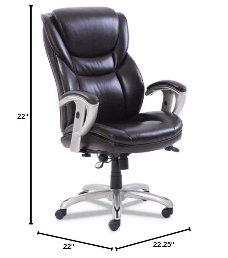 SertaPedic Emerson Executive Task Chair - Ergonomic Office Chair with Adjustable Height (19