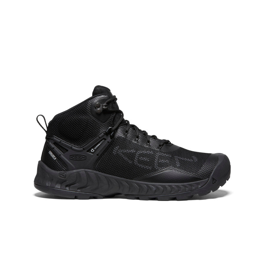 Men's NXIS EVO Waterproof Hiking Boots - Triple Black Color | Lightweight & Durable for Outdoor Adventures, Camping, and Winter Walking