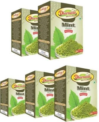 Organic Mint (Phudina) Powder - 50g x 5 Pack Bundle | Fresh & Aromatic Herbal Supplement for Cooking, Tea, Smoothies & Ayurvedic Remedies