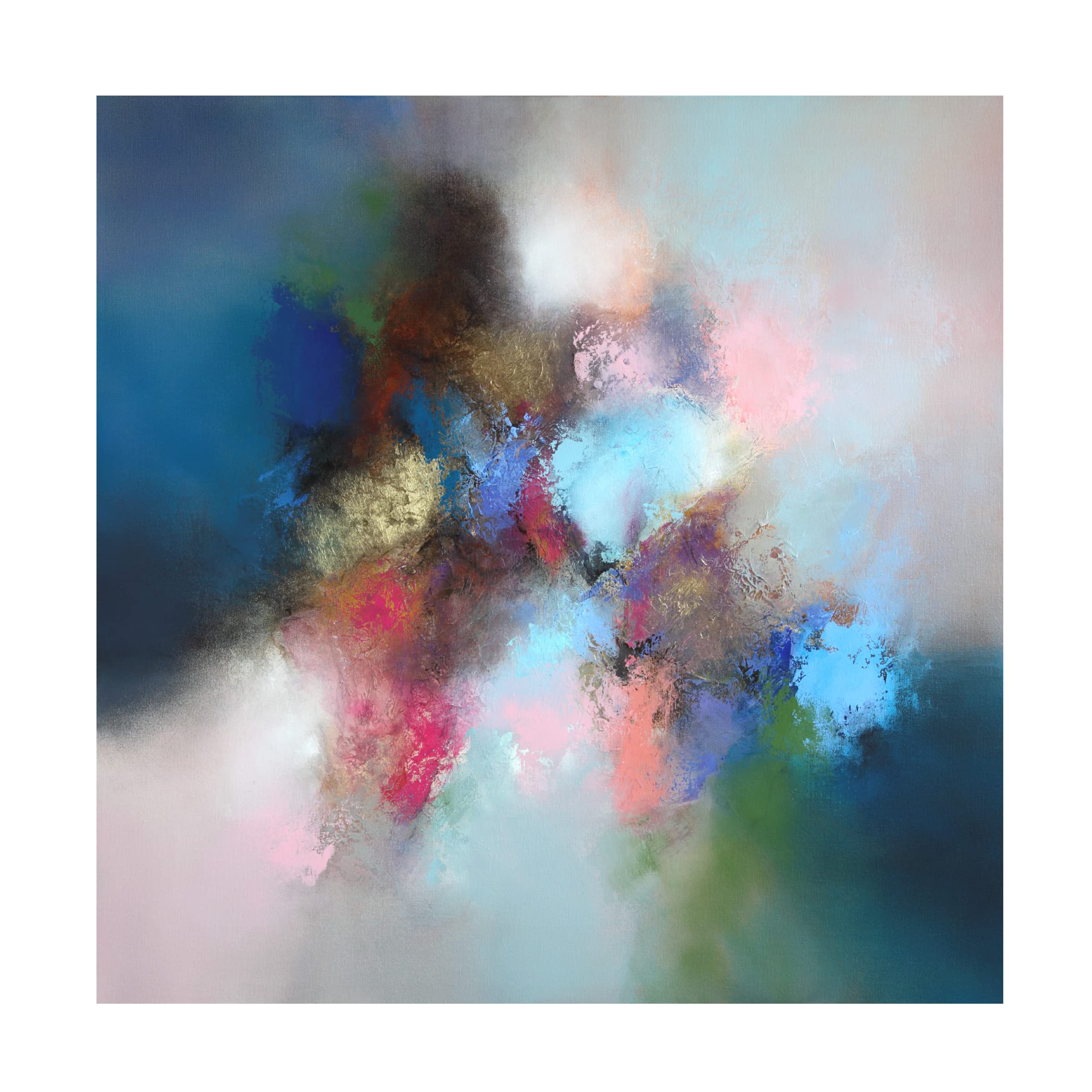 Trademark Fine Art 'Arcadia' Canvas Wall Art by Eelco Maan - Stunning Landscape Painting for Living Room, Bedroom & Office Decor
