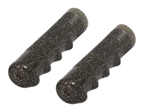 Sparkle & Black Lowrider Bike Grips - Comfortable Bicycle Hand Grips for Beach Cruisers, Mountain Bikes & BMX | Perfect for Commuting, Off-Roading & Urban Cycling