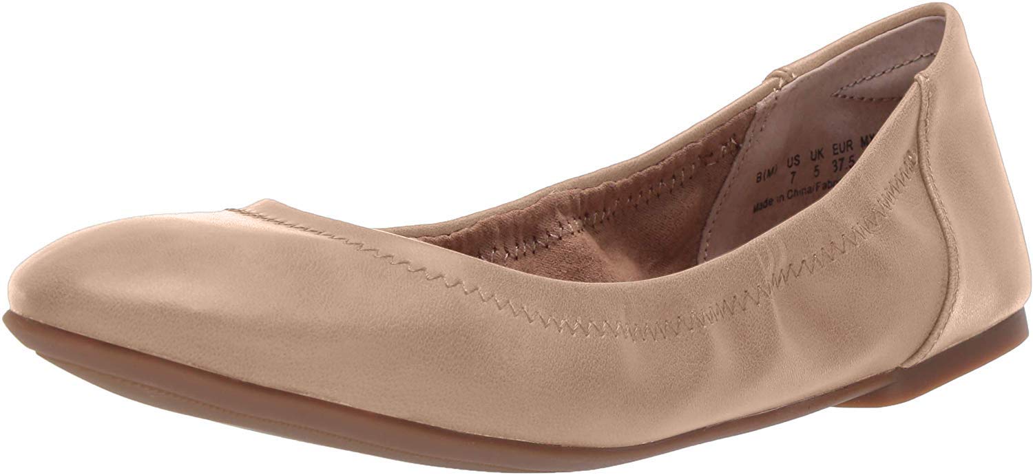 Amazon Essentials Women's Belice Ballet Flat - Comfortable & Stylish Slip-On Shoes for Work, Travel & Everyday Wear | Lightweight & Flexible Design for All-Day Comfort
