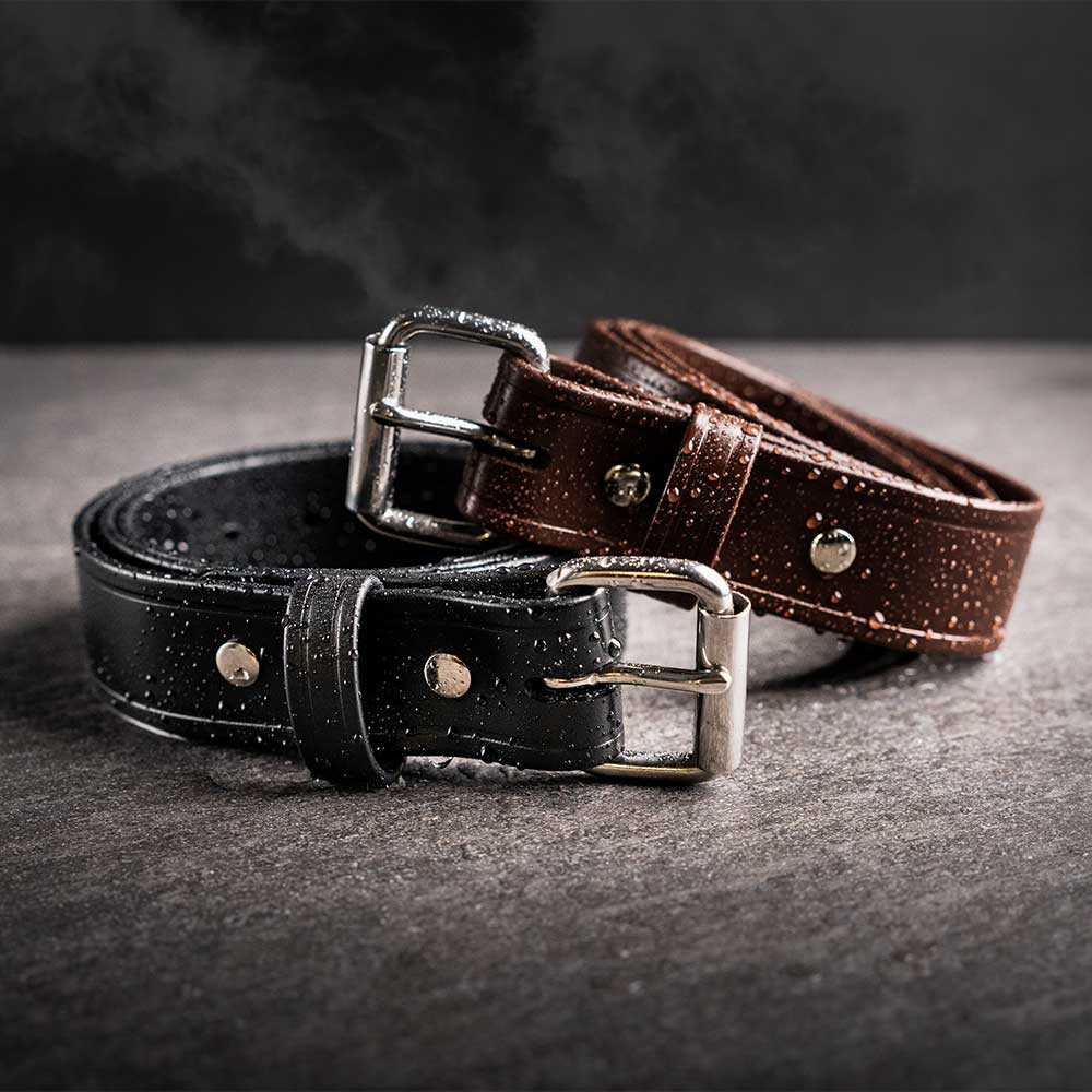 Waterproof & Sweat-Resistant Synthetic Belt for Men - Single Layer Design - Ideal for Outdoor Activities, Running, and Gym Workouts