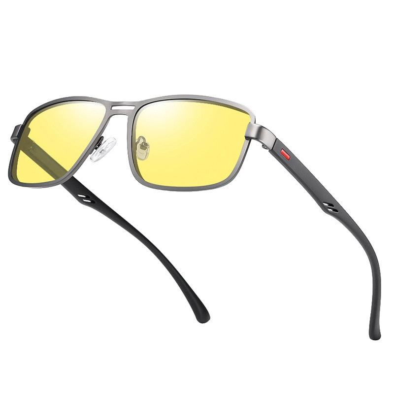 Bclear Polarized Sunglasses for Men - Lightweight Alloy Frame, UV Protection, Full Rim Design - Perfect for Driving, Fishing & Outdoor Activities