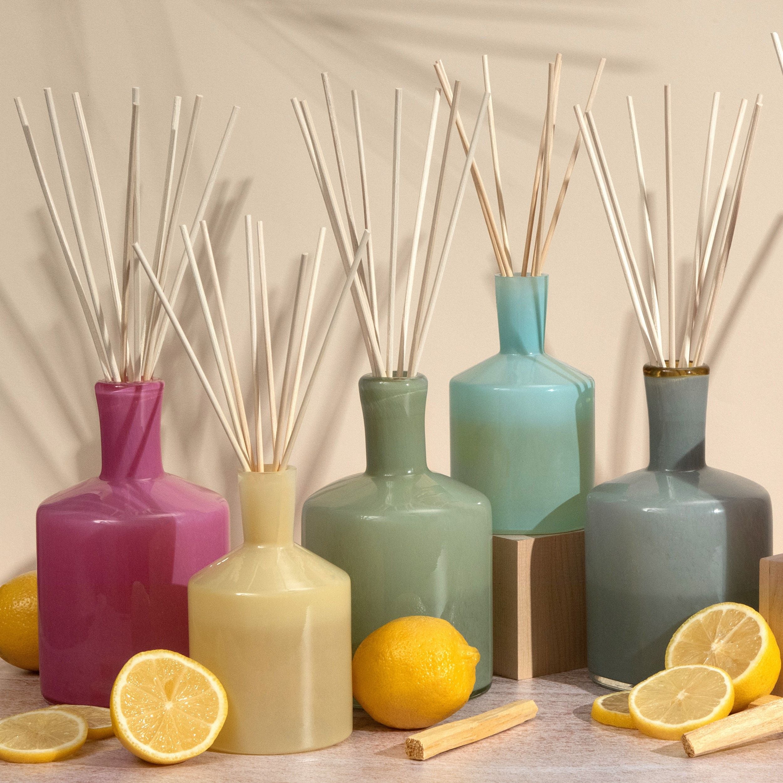 Premium Chamomile Lavender Essential Oil Reed Diffuser Set - 100% Natural Aromatherapy for Home, Office, Bedroom & Bathroom Relaxation