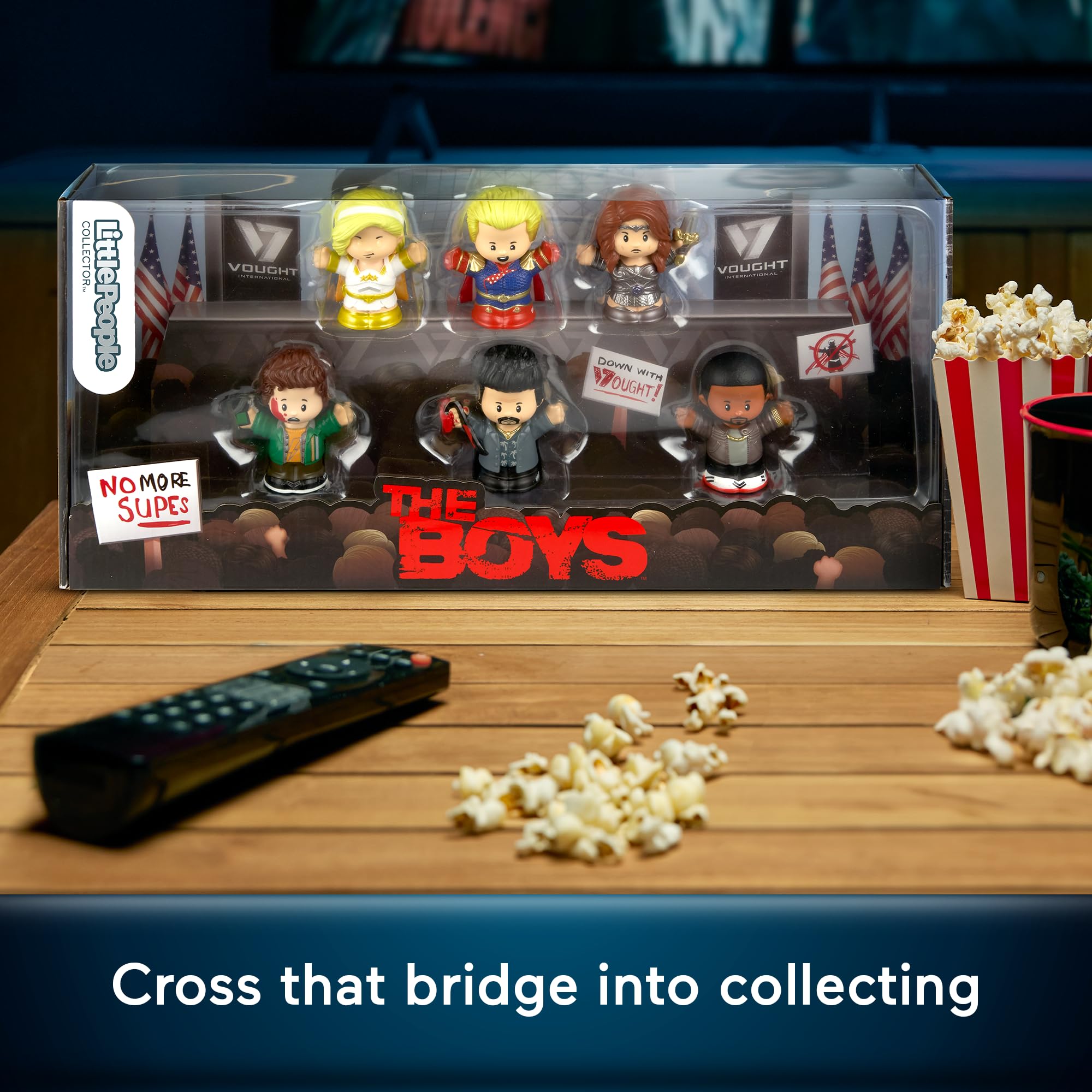 The Boys Little People Collector's Special Edition Set - 6 Character Figures in Display Box for Adults & Fans | Perfect for Home Decor, Office Display, and Gift Giving