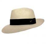 Borsalino Cuenca Fino Panama Straw Hat for Men & Women - Lightweight Breathable Summer Sun Hat for Beach, Travel, and Outdoor Activities