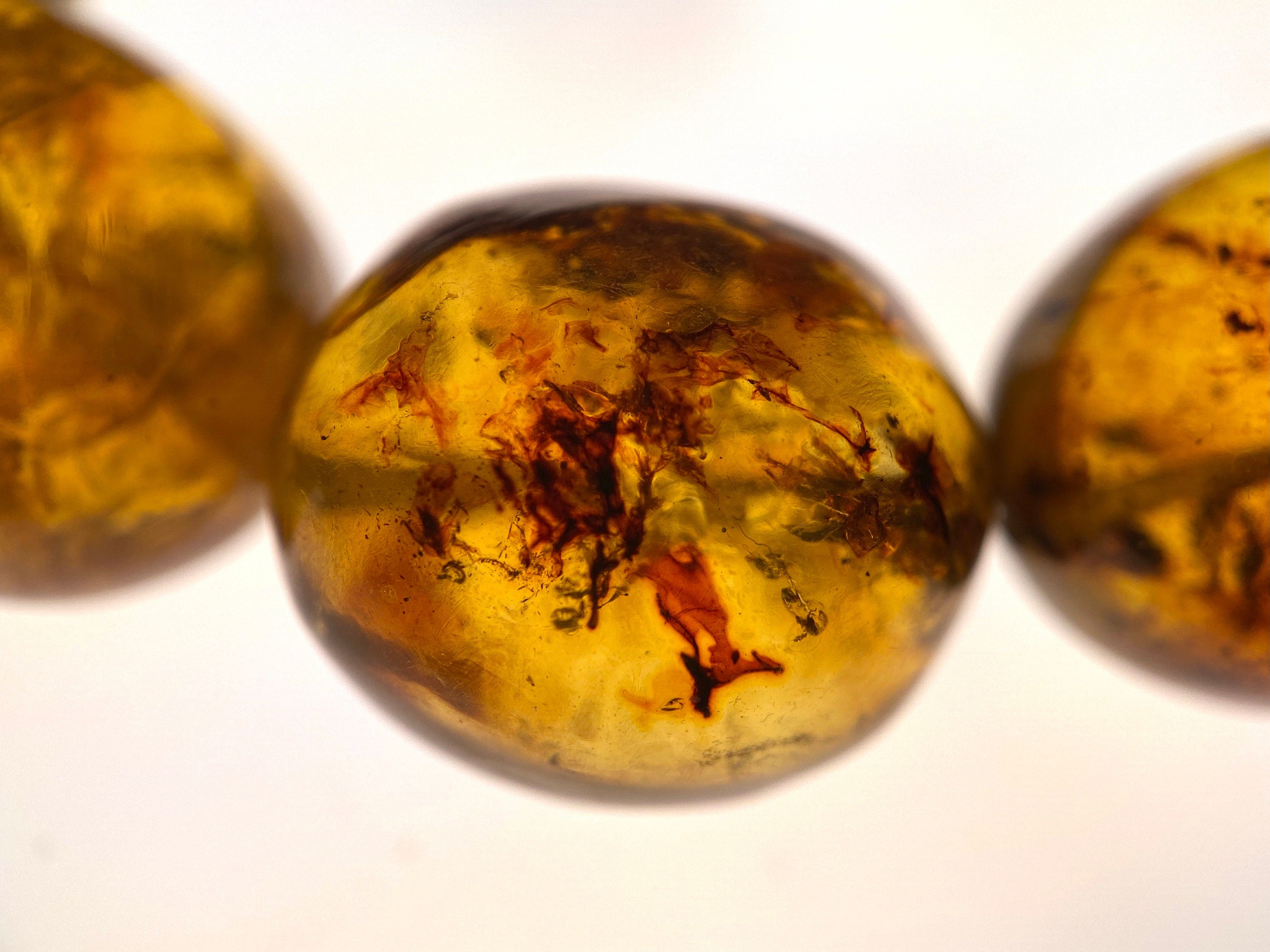 Authentic Mexican Amber Crystal Beaded Bracelet - Handmade Healing Jewelry with Natural Stones for Women | Perfect for Meditation, Yoga & Spiritual Wellness