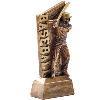 Dynamic 3D Baseball Trophy - 6.5