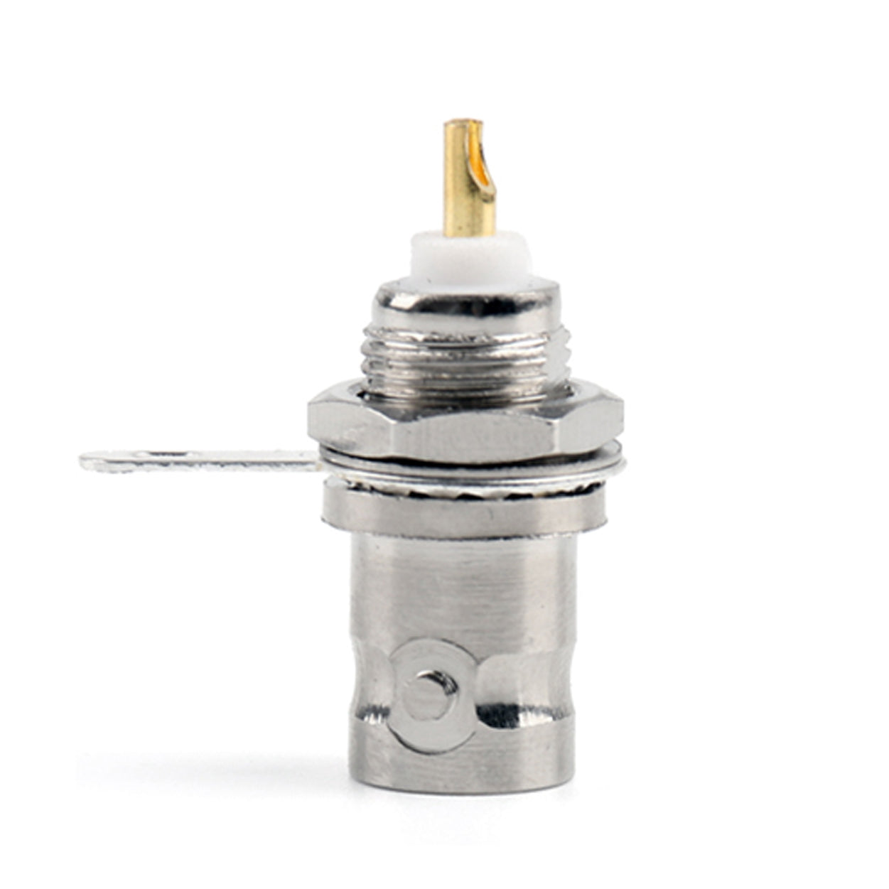 10Pcs BNC Female Bulkhead Connectors - Solder Panel Mount Straight - Perfect for CCTV, Audio/Video Equipment & Security Systems