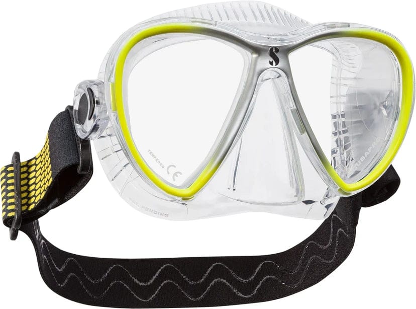ScubaPro Synergy Twin Dive Mask with Comfort Strap - Premium Snorkeling & Scuba Diving Gear for Underwater Adventures