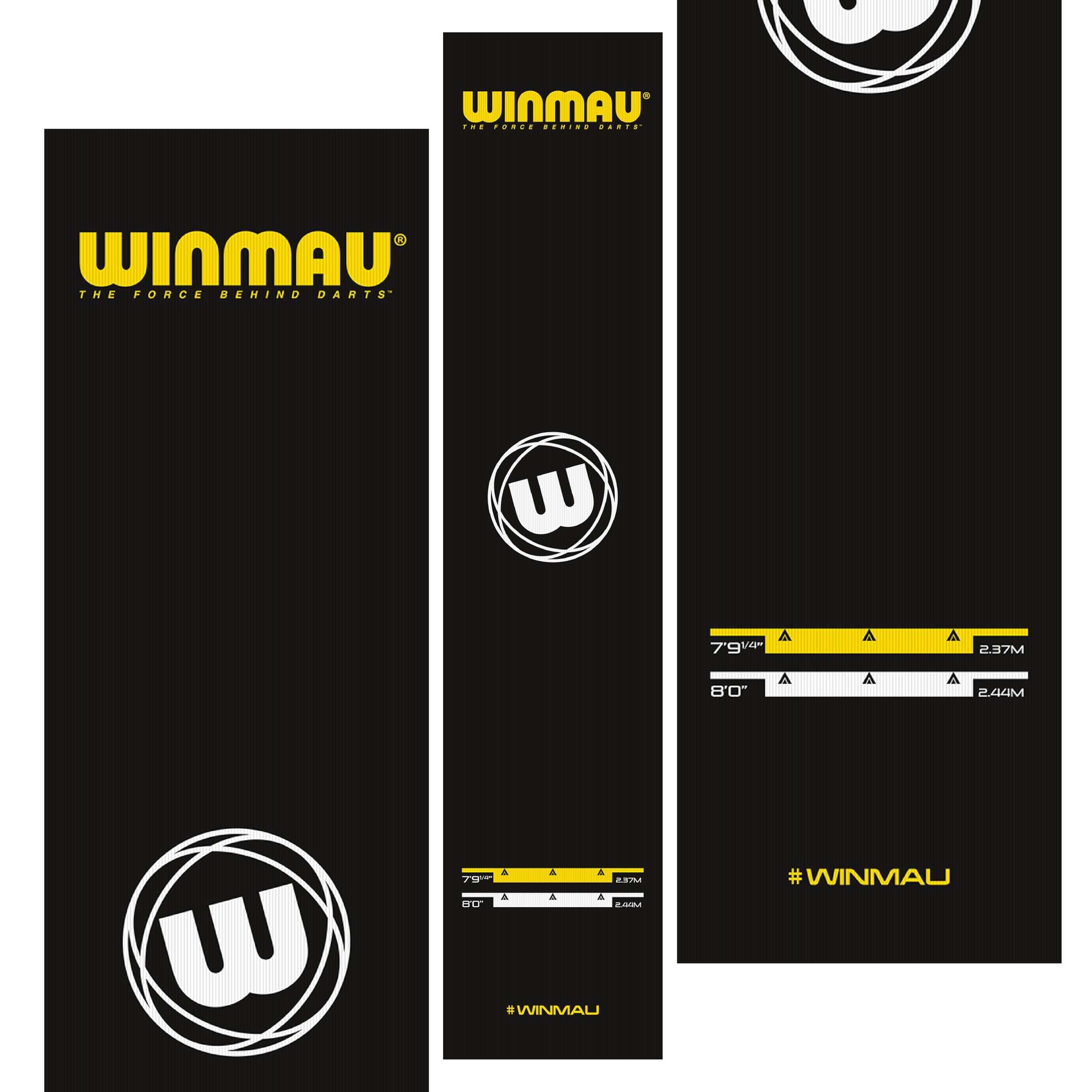Winmau Professional Dartboard Mat with Accurate Oche Measurements - Perfect for Home, Office & Bar Dart Games