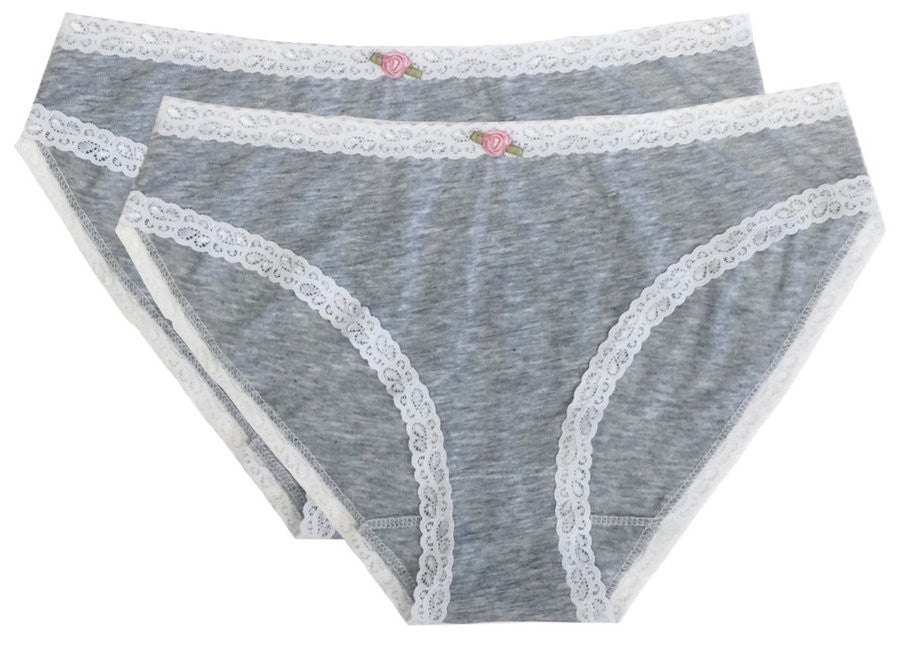 Premium Cotton Women's Underwear 2-Pack - Soft Breathable Panties for Everyday Comfort & Lounge Wear