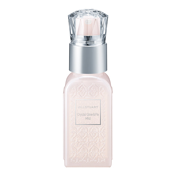 JILL STUART Crystal Glow & Fix Mist - Hydrating Face Setting Spray with Shimmer for Makeup Longevity | Perfect for Bridal, Party & Everyday Glow