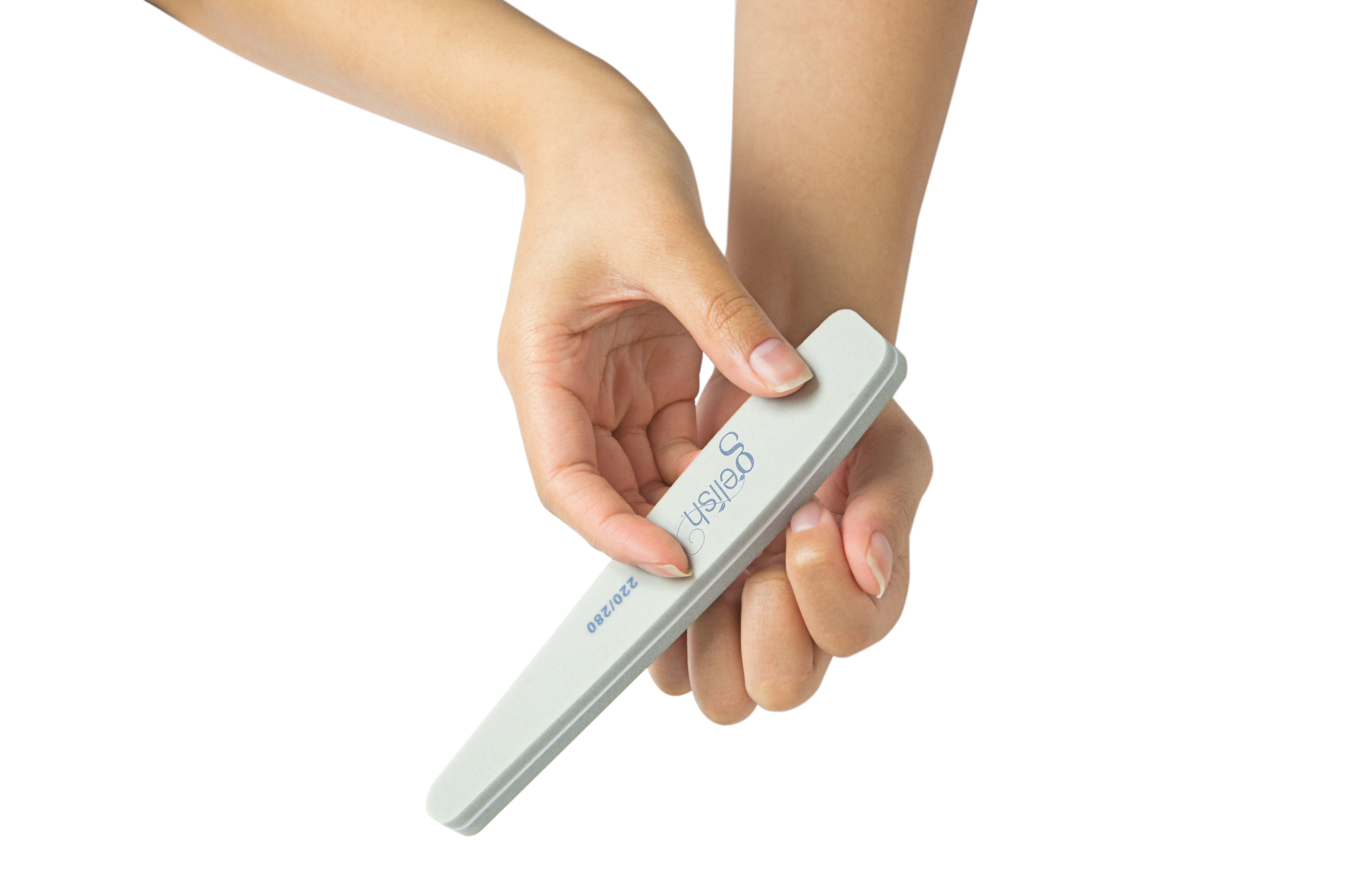 Gelish Nail Buffer 220/280 Grit - Professional Nail File for Smoothing & Shaping - Perfect for Manicures, Pedicures & Nail Care at Home or Salon