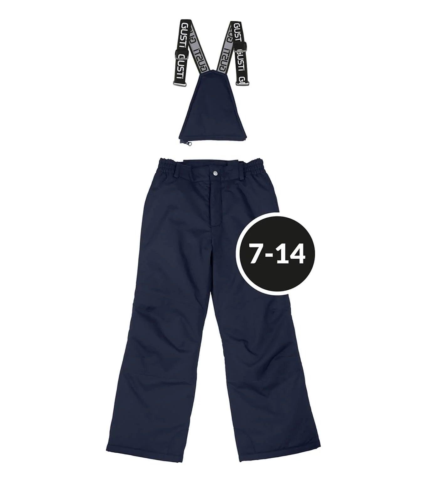 Gusti Isaac Snow Suit for Kids - Waterproof Winter Jacket & Pants Set, Insulated Blue Snowsuit for Boys & Girls - Perfect for Skiing, Sledding & Outdoor Winter Activities