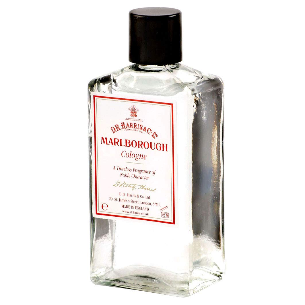D.R. Harris & Co. Ltd. Marlborough Cologne for Men - 3.38 Fl Oz (100ml) Luxury Eau de Cologne - Fresh Citrus & Woody Scent - Perfect for Daily Wear, Office & Special Occasions