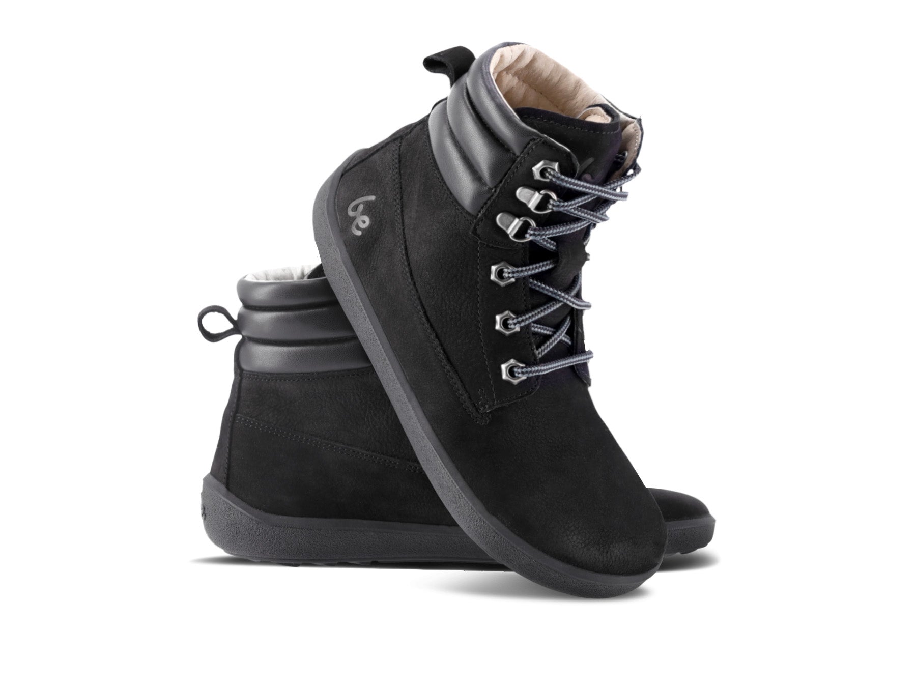 Barefoot Boots for Women & Men - Be Lenka Nevada Neo All Black | Minimalist Comfort Shoes for Hiking, Walking & Everyday Wear