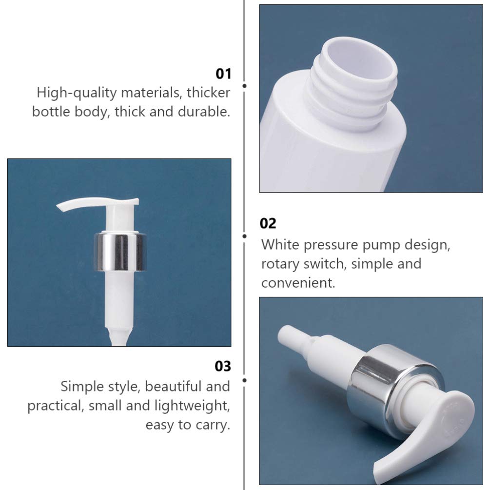 **Cabilock 3-Pack Refillable Squeeze Bottles for Shampoo, Lotion & Toiletries – Travel-Friendly Empty Pump Bottles for Portable Storage (Ideal for Gym, Travel & Home Use)**