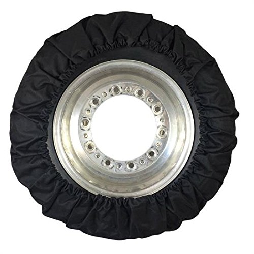 Real Skin Modified Tire Cover - 4 Piece Set in Black | Durable & Stylish Protection for SUV, Truck & Off-Road Vehicles | Perfect for Camping, Road Trips & Outdoor Adventures