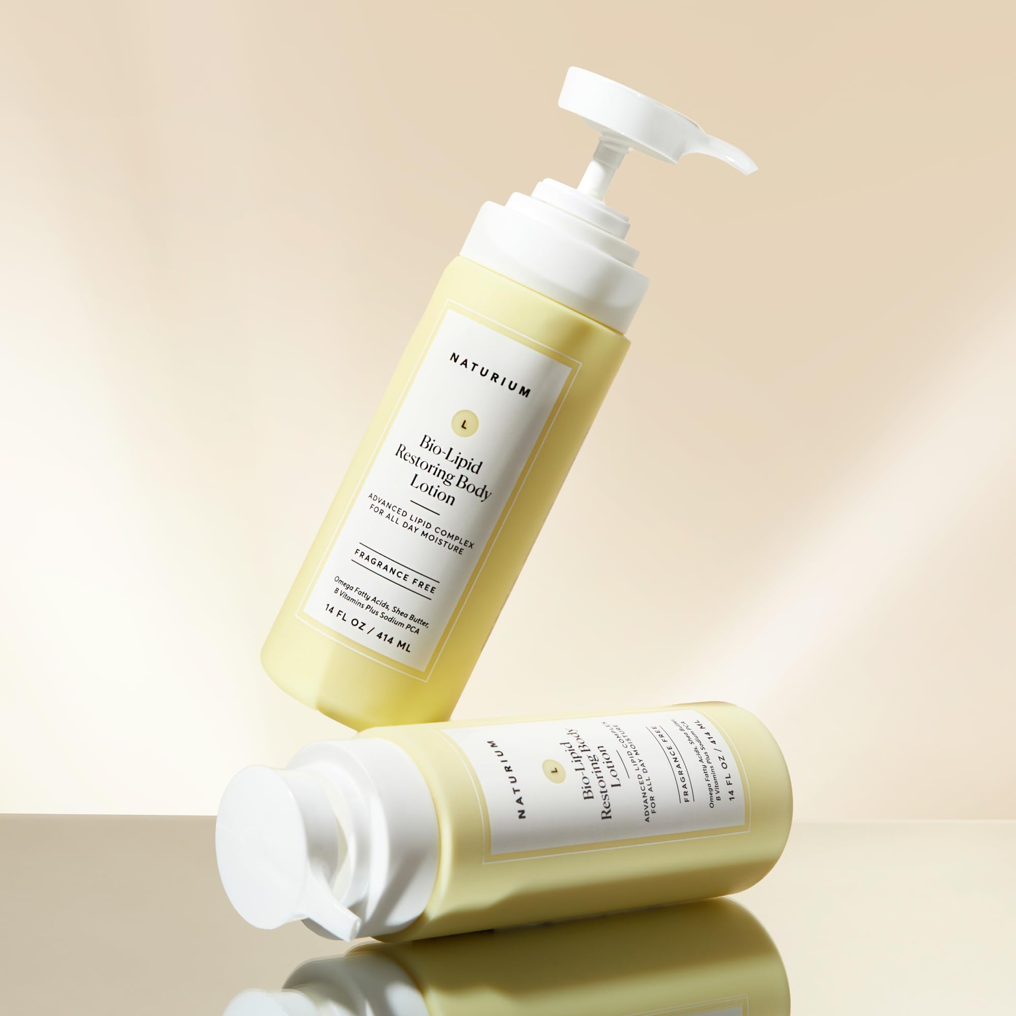Naturium Bio-Lipid Restoring Body Lotion with Shea Butter | Fragrance-Free Moisturizer | 14 oz | Deep Hydration for Dry Skin | Perfect for Daily Use & Sensitive Skin Care