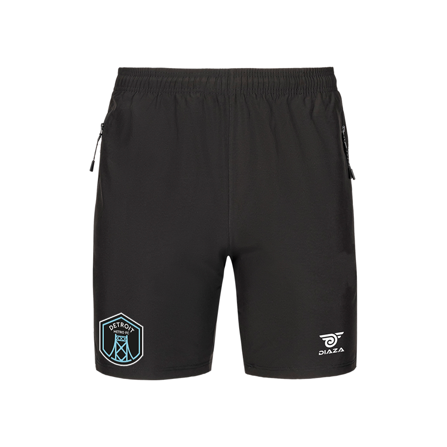 Detroit Metro FC Bogota Soccer Shorts - Men's Athletic Training Shorts for Soccer, Running & Gym - Breathable & Comfortable for Sports & Casual Wear