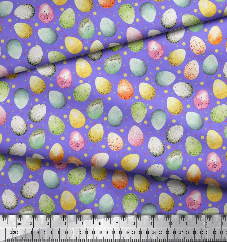 Soimoi 100% Cotton Voile Fabric by The Yard - 56