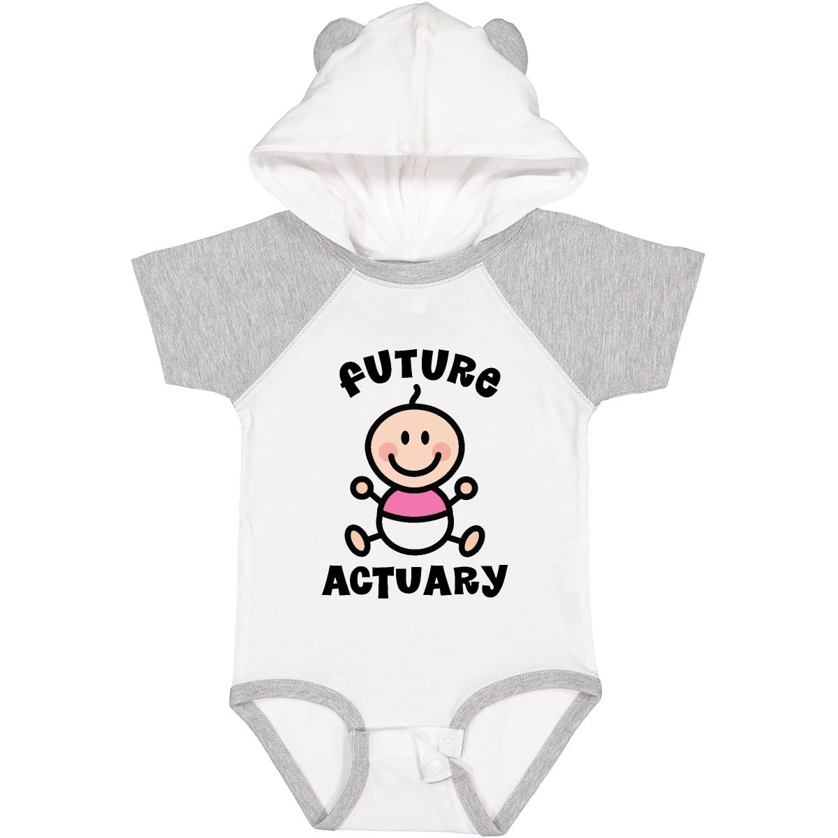 Inktastic Future Actuary Baby Girl Bodysuit - Cute & Comfortable Onesie for Infant Girls - Perfect Gift for Baby Showers, Birthdays & Family Photos