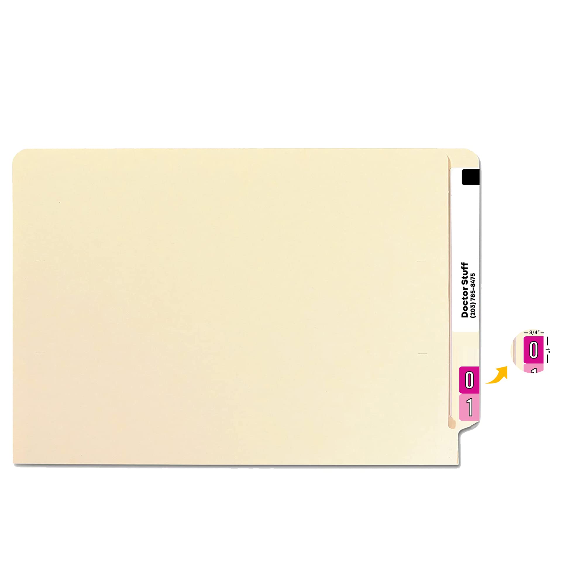 Doctor Stuff - Complete Set of 0-9 File Folder Labels, Barkley FNCPM Matching NCPM Series Chart Stickers, 1