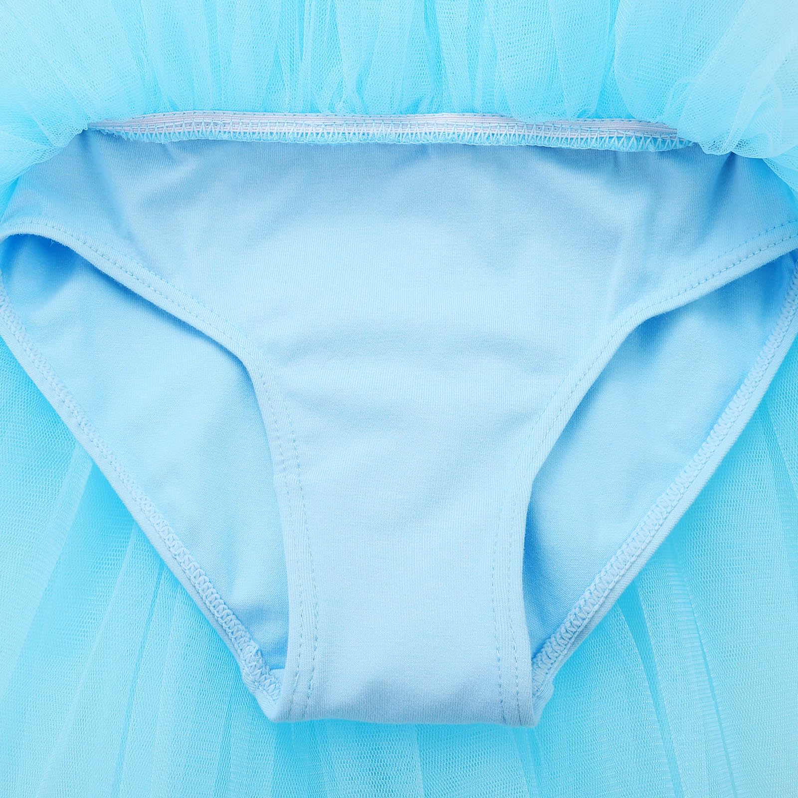 BAOHULU Girls Ballet Leotard with Full Skirted Tutu Dress - Dance Costume for Ballet Class, Recital & Birthday Party - Perfect for Ballet Practice, Dance Performances and Princess Dress Up
