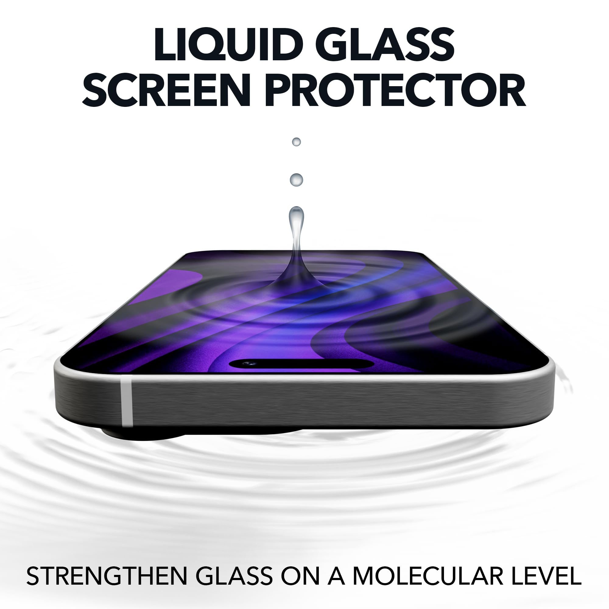 Cellhelmet Liquid Glass Screen Protector with $500 Repair Guarantee | Anti-Scratch & Shatterproof Nano Coating | Compatible with iPhone, Samsung Galaxy, Smart Watches & More | As Seen on Shark Tank | Perfect for Outdoor Adventures, Workouts & Everyday Protection