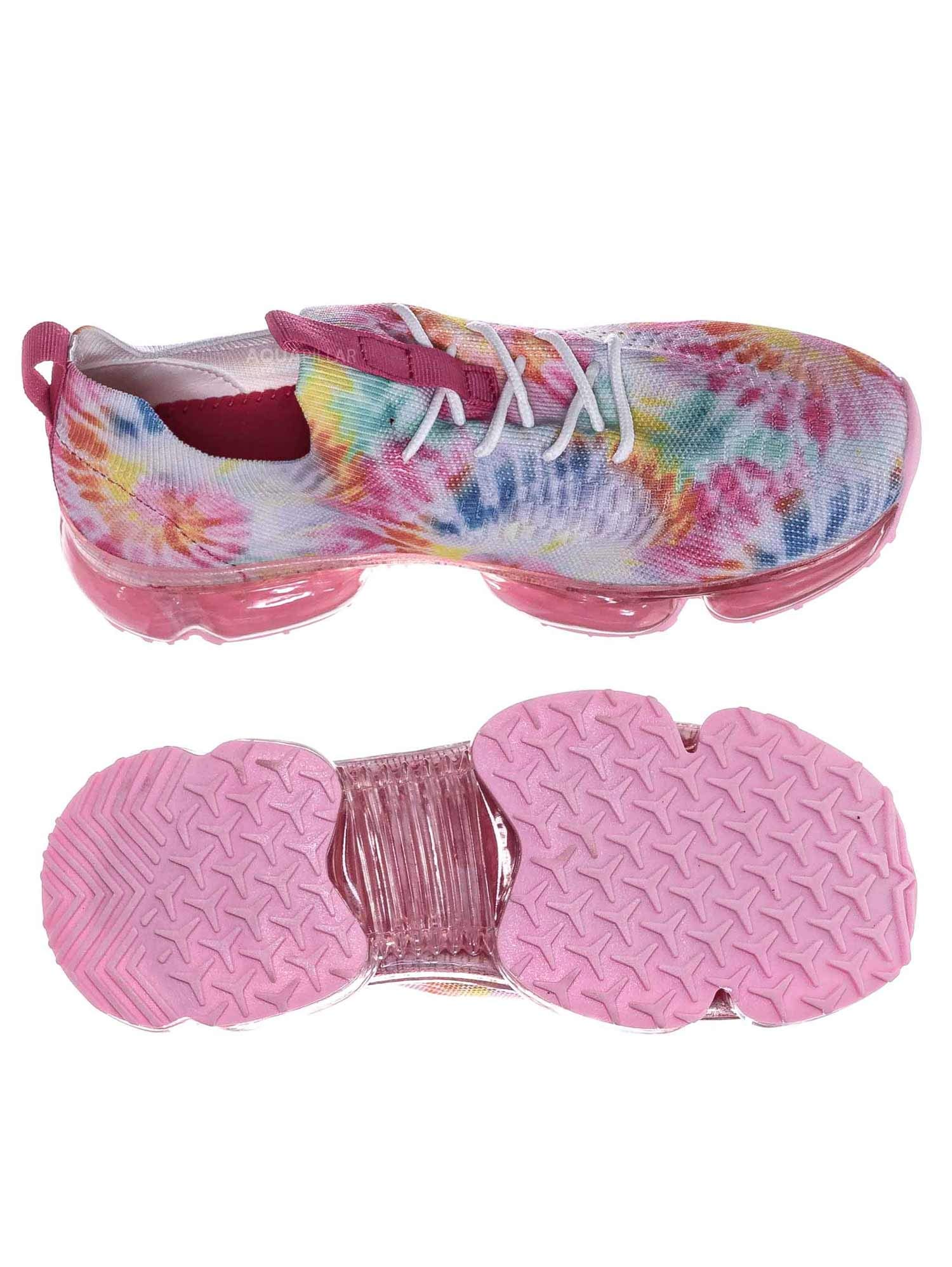 Breathable Stretch Elastic Mesh Sneakers for Women & Men - Lightweight Festival Running Shoes with Lace-Up Design & Air Bubble Cushion - Perfect for Jogging, Gym Workouts and Outdoor Activities