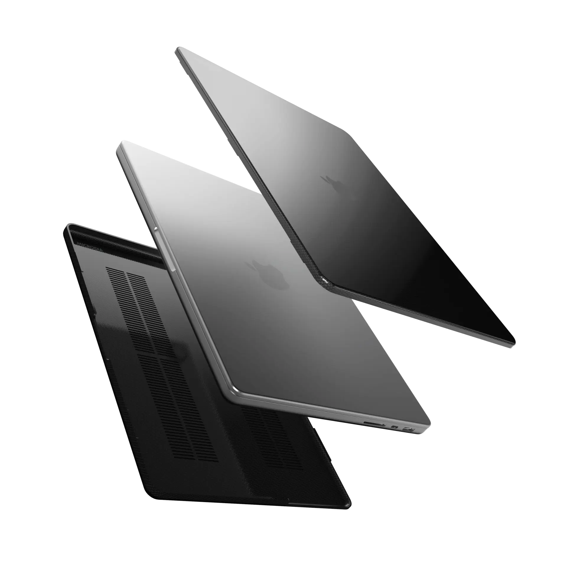 MICRODIA 2024 MacBook Pro Hard Shell Case - Protective Cover for MacBook Pro 13/14/16 Inch - Slim Lightweight Durable Laptop Case for Work, Travel & School