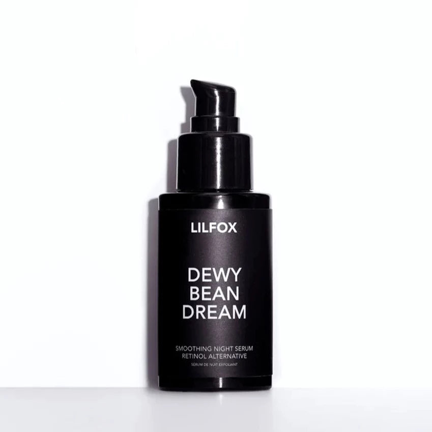 DEWY BEAN DREAM Anti-Aging Night Serum with Bakuchiol - Natural Retinol Alternative for Wrinkle Reduction & Skin Smoothing | Perfect for Dry, Sensitive Skin Night Care Routine